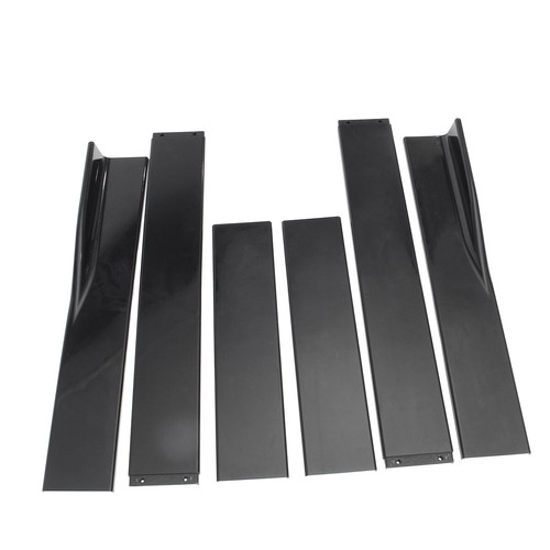 For Mercedes Benz W213 E300 Side Skirt Lip Rocker Rear Side Splitter Gloss Black - Picture 11 of 12