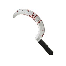 Bloody Machetes 54cm Halloween Novelty Toy Weapons /& Armour For Fancy Dress