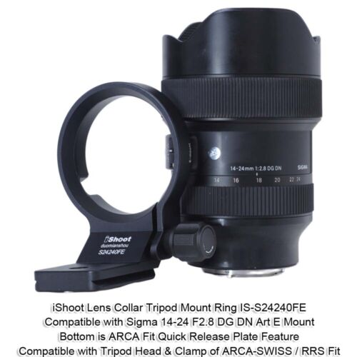 Lens Collar Tripod Mount Ring Bracket for Sigma 14-24mm F2.8 DG DN Art E-Mount - Picture 2 of 23
