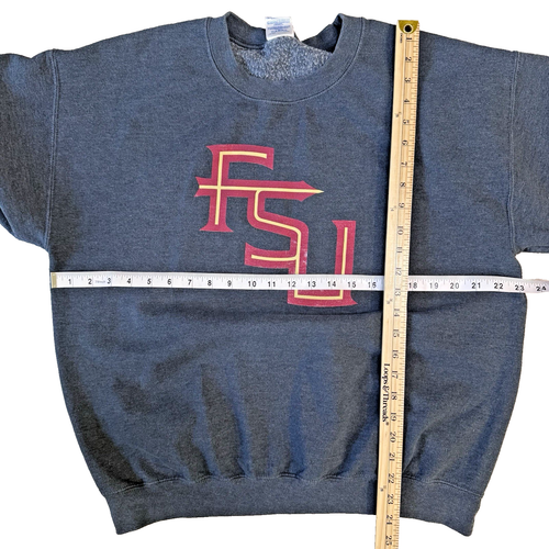VTG Florida State University Crewneck Sweatshirt Size L Gildan Heavy Blend EUC - Picture 4 of 7