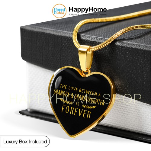 Collana Nonno e Nipote Regalo per Figlia L'amore è per sempre Catena-N366 - Foto 1 di 5