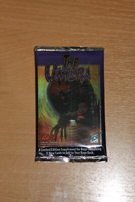 RAGE The UMBRA Booster Pack OVP White Wolf Original 12 Cards / Karten Neu