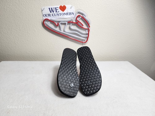 Damen-Sandalen Gummi schwarz Flip-Flop Größe 8 M - Bild 8 von 9
