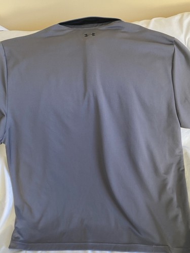 Under Armour Mens 3XL Gray Loose Fit Polo Style Shirt - Picture 5 of 5