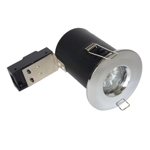10 PACK GU10 Downlight Recessed Ceiling Spot light Fire Rated IP20 5W 3000K BULB - Picture 8 of 9