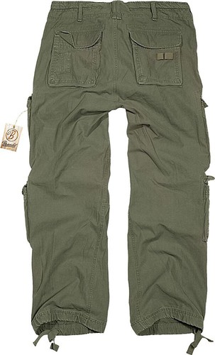 Brandit Hose Pure Vintage Trouser in Olive - Bild 2 von 3