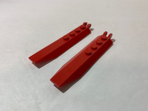 Lego Parts (4pcs) 14137 30407 Hinge Plate 1x8 W/angled Side Helicopter Propeller - Picture 2 of 7