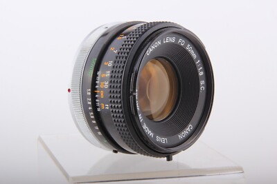 Canon FD 50mm f/1.8 SC FAST Prime Mirrorless Lens Canon SLR