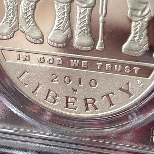 ๐บ๐ธ 2010-W Silver Dollar โ American Disabled Veterans - Commemorative Coin - Picture 5 of 10