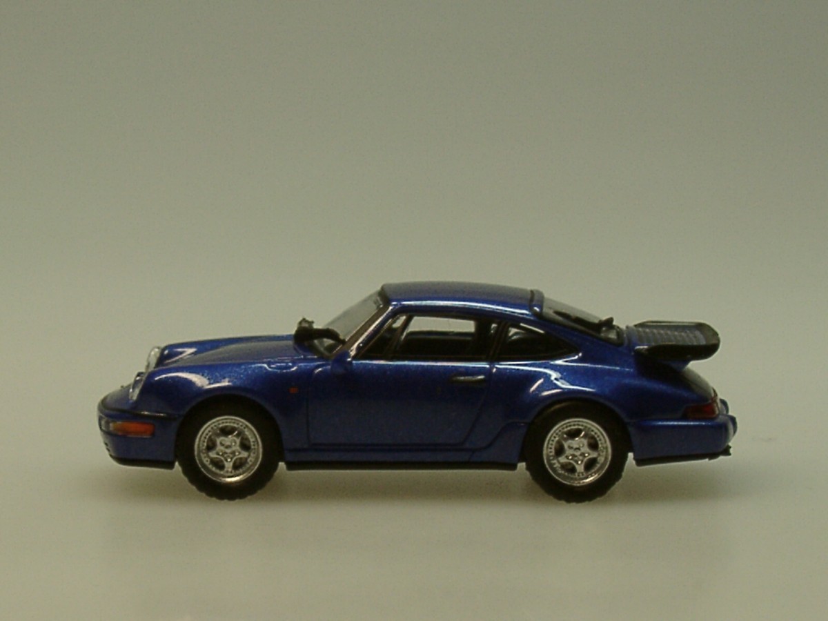 MINICHAMPS製 Porsche 911 turbo (964) Minichamps Porsche 911 Turbo (964), 1990, blau met. - 870