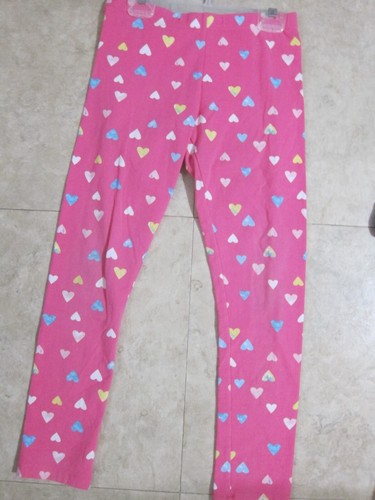 Mädchen 10-12 royalblau Place Herz LS Shirt & WN rosa Herzen Leggings Set - Bild 3 von 4