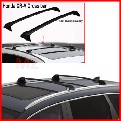 Fit 17-19 Honda CR-V OE Style Top Rail Roof Rack Cross Bar Cargo Carrier Silver