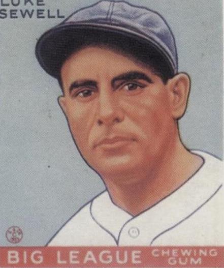 1983 Renata Galasso 1933 Goudey Reprints - Luke Sewell #163 - 1 of 1