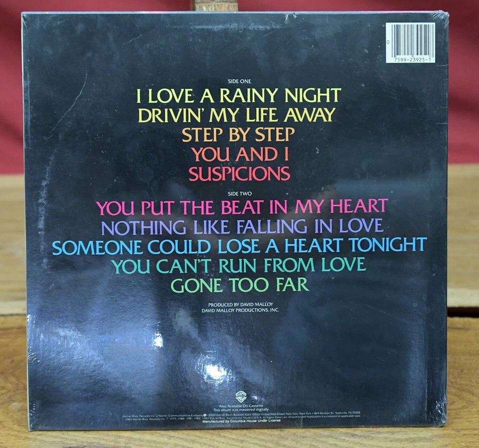 NEW SEALED Eddie Rabbitt Greatest Hits Volume II LP Warner Bros WB 9 W1-23925 Foto 2 de 4