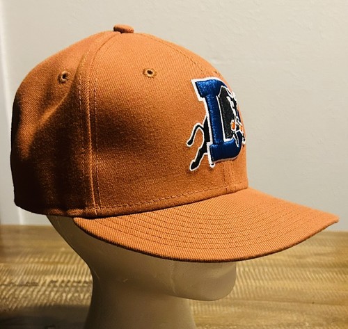 OG New Era 59Fifty Durham Bulls Fitted 6-7/8 MiLB hat Longhorns Burnt Orange - Picture 5 of 9