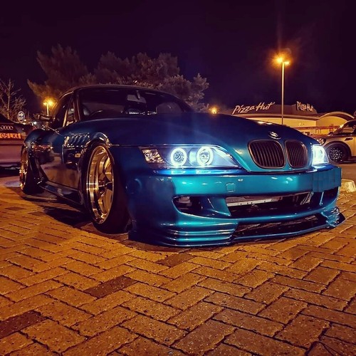 BMW Z3 1996-2002 Black Pair Projector LED Halo Angel Eye Headlights E Marked - Picture 3 of 6