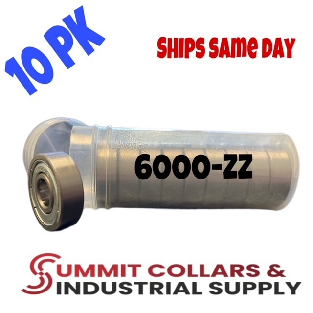 6000-ZZ C3 EMQ Premium Metal Shielded Ball Bearing, 10x26x8