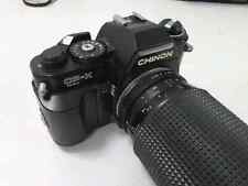 Chinon CP-X Program 35mm SLR Film Camera With 80-200mm Lens WORKING GREAT 