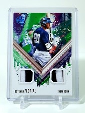 Estevan Florial 2021 Diamond Kings Materials Holo Platinum Blue 02/25 NY Yankees