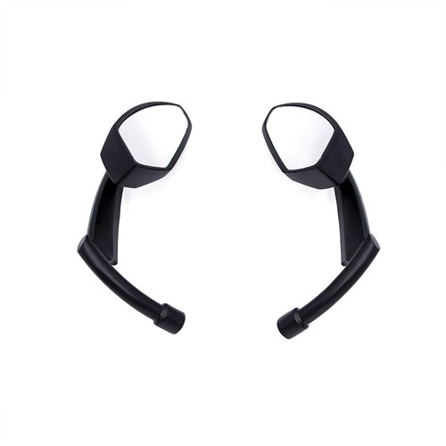 2X Motorcycle Black Blade Rearview Side Mirror For Harley Kawasaki Yamaha Honda - Picture 4 of 10
