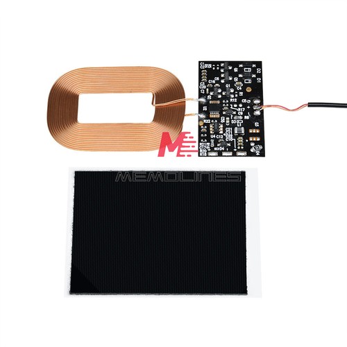 Wireless Charger Receiver/Transmitter Module PCBA Board with Universal Coil +LED - Photo 8 sur 37
