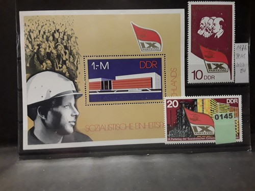 ☆DDR (1976) Block 45, 2123-24 postfrisch (Lot 0145)