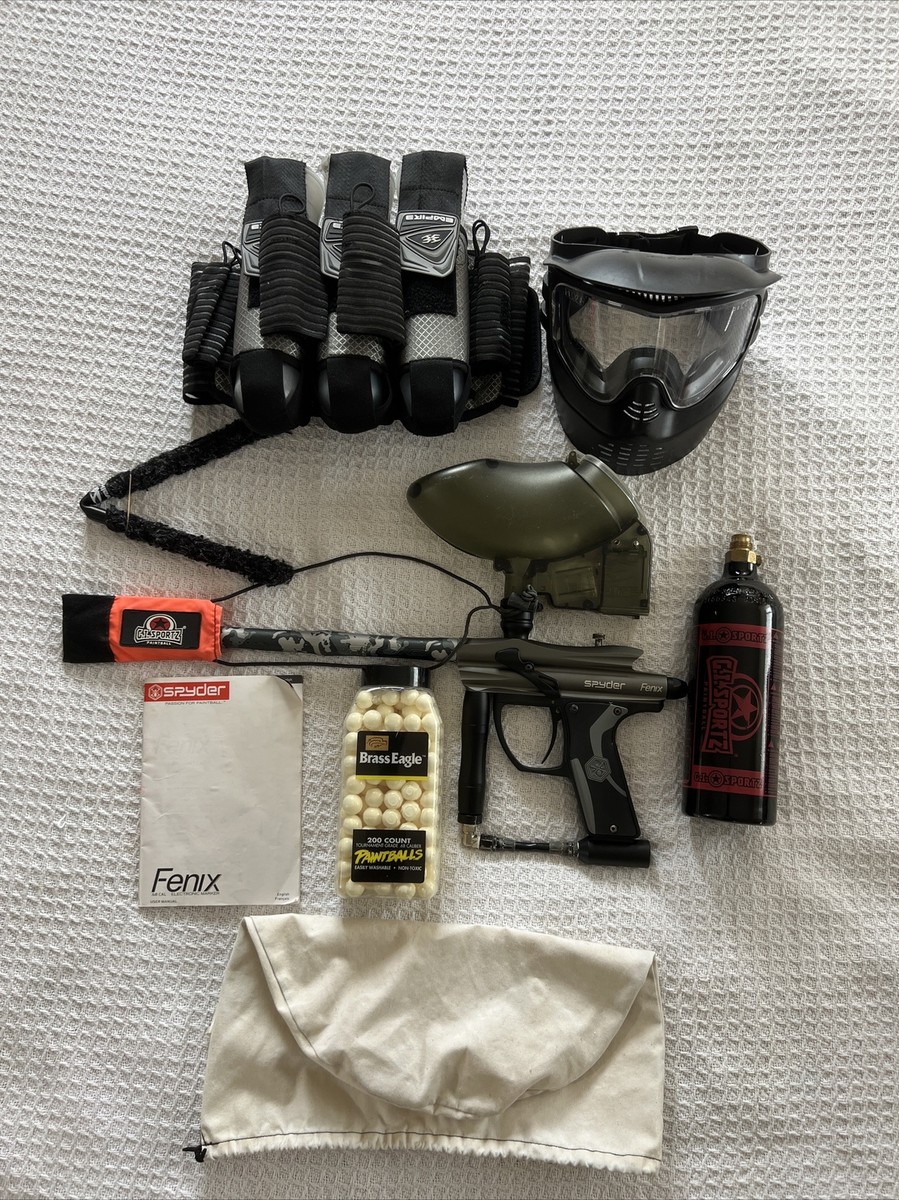 Kingman Spyder Fenix .68 Cal Electronic Paintball Gun with