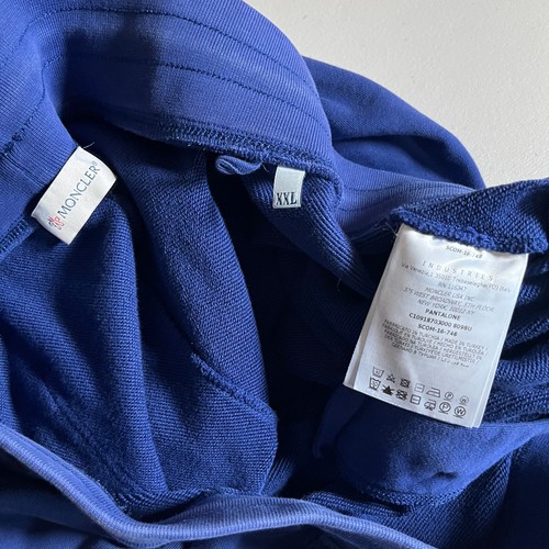 Moncler Jogger Sweatpants - Men's Size XXL - Blue - Picture 12 of 14