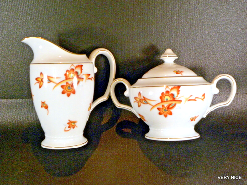 21 pcs ULLERSRICHT WEIDEN BAVARIAN china PICTURED pattern ~ COFFEE SET FOR 6 - Picture 6 of 13