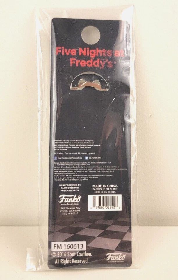 🎁 Funko Five Nights at Freddy's Llavero - Mochila Coleccionable Dije Llavero Foto 2 de 2