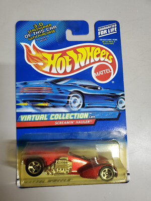 Hot Wheels 1999 Screamin' Hauler Red 2000 Virtual Collection Cars # 156