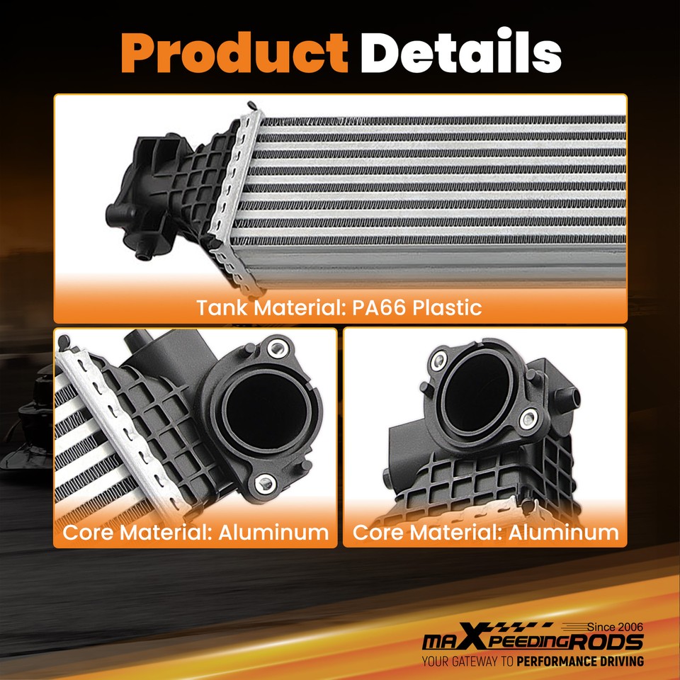 Turbo Charge Intercooler For Honda Civic 1.5L L4 2016 2017 2018 2019 2020 2021