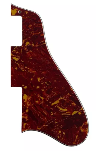 For Fit Gibson ES-335 Long Style Guitar Pickguard Scratch Plate Red Tortoise