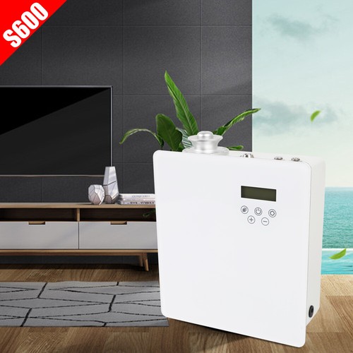 12V Scent Diffuser 150ml Aroma Fragrance Machine Time Control LCD Display White
