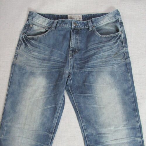 Vintage Ecko Unlimited Jeans Mens 38X32 Blue Baggy Denim Y2K 00s Skater Hip Hop - Picture 3 of 13