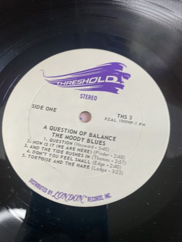 The Moody Blues LP Lot (4) Question Of Balance The Other Side Of Life ++ - Picture 3 of 12