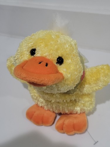 Chosun Intl Plush Yellow & Orange Duck Soft Floppy Stuffed Bean Bag Toy 10" - Picture 8 of 12