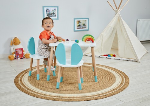 Montessori Table & Chair Set Wood Kids Toddler Mini Furniture Playing Desk - Picture 5 of 35