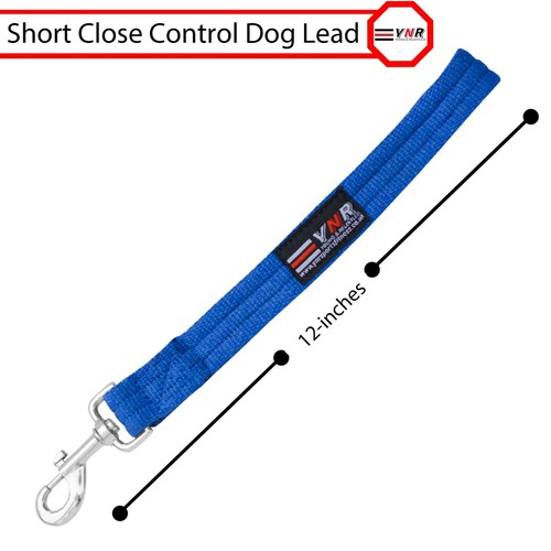 10" Heavy Duty Short Dog Training Lead Leash Grab Handle Close / Traffic Control - Picture 13 of 40