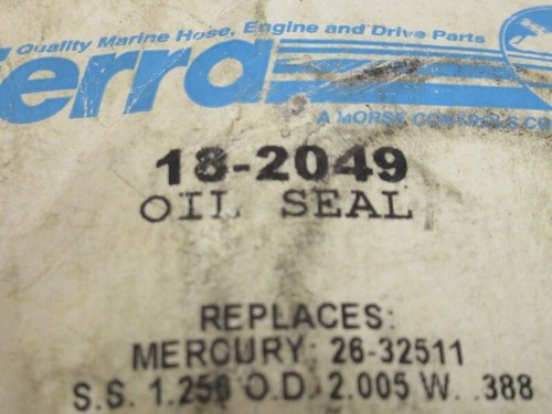 Q15C Genuine Sierra Marine 18-2049 Oil Seal OEM New Factory Boat Parts - Bild 3 von 3