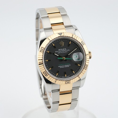 ROLEX Datejust Turn O Graph 116263 Black Dial Box/Paper SN/#D[Japan Limited] - Picture 14 of 24