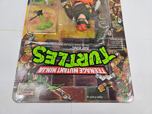 Vintage 1989 Playmates Teenage Mutant Ninja Turtles "Rat King" Figure Sealed MOC - Picture 5 of 7