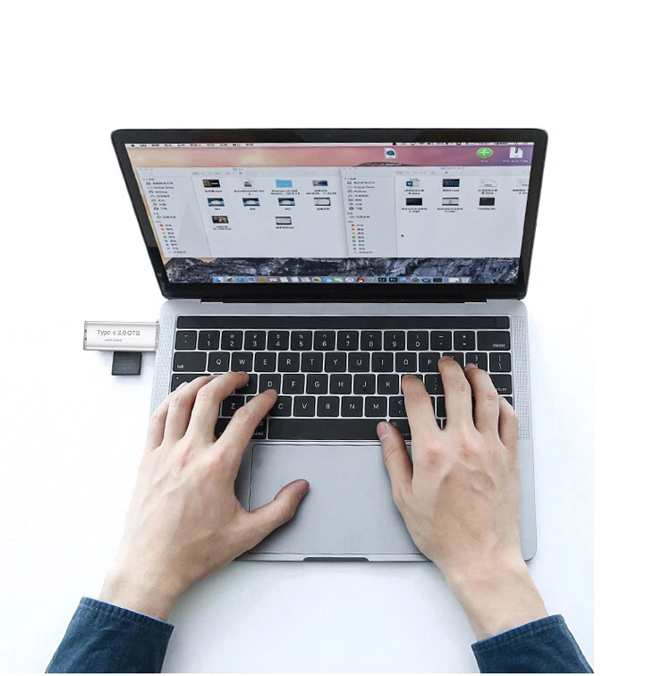 USB 3.0 U Flash Disk SD TF Card Reader fr Macbook Samsung S8 S9 Type C OTG Phone - Image 4 of 4