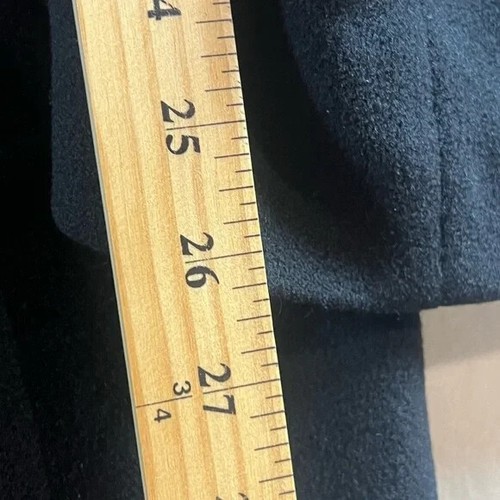 Ermenegildo Zegna XXL EU 56 Made in Italy 100% Kaschmir Mantel Schwarz Cordoroy - Bild 11 von 15