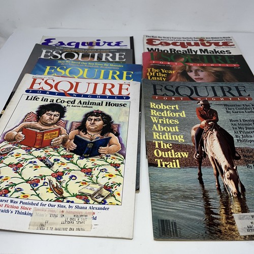 VINTAGE ESQUIRE MAGAZINES LOT OF 7, 1978-1996 Animal House Cover Robert Redford - Picture 1 of 16