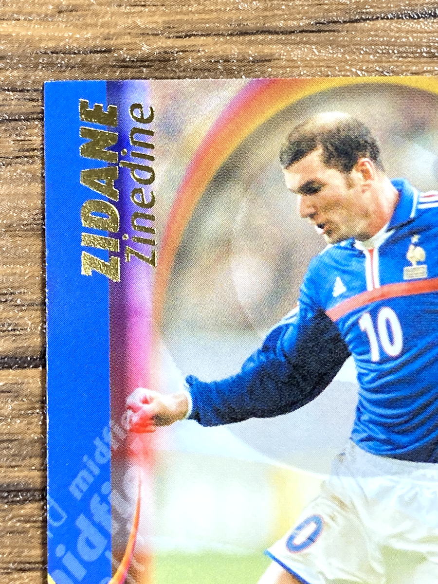 Panini 2002 World Cup Card No55 Zinedine Zidane France Japanese