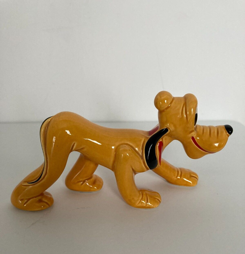 Vintage Walt Disney's Pluto Porcelain Ceramic Figurine Made in Japan - Picture 13 of 17