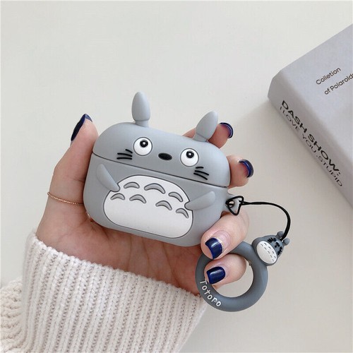The New Anime Cute Totoro Soft Cover Case for Airpods 1 2 3 Pro Pro 2 Gifts - Picture 10 of 22