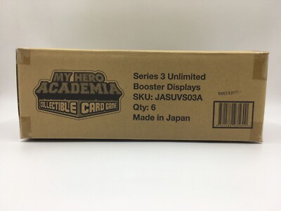 Jasco Games My Hero Academia: Heroes Clash 1st Edition Booster Box Case for  sale online | eBay