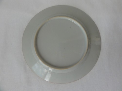 Antique Chinese Porcelain Rose Medallion Plate 7 1/8" - Picture 10 of 12